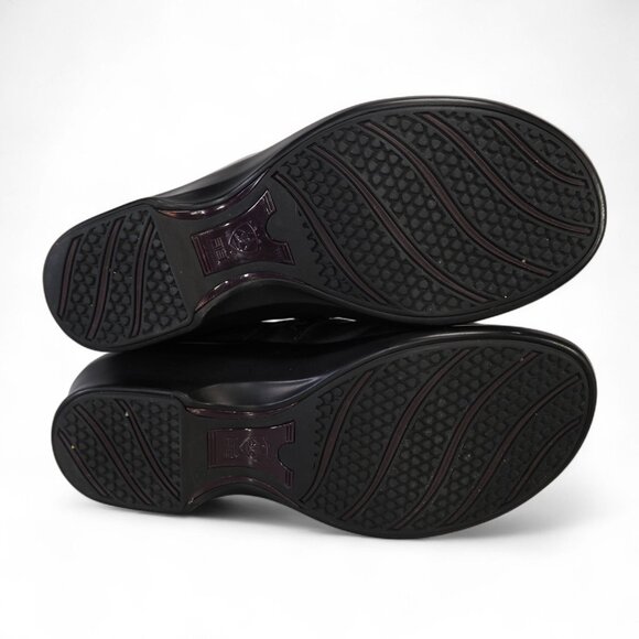 Ariat Shasta Split Toe Leather Slip-on Clogs Women's 8.5B Black 94267 Western - Picture 9 of 11